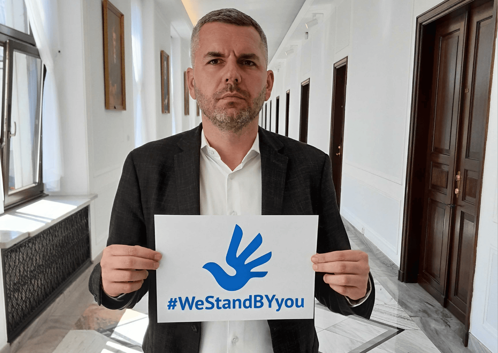 Members of Parliament from Poland adopt political prisoners Daniil Skipalski, Kiryl Palcheuski and Ryhor Davydau