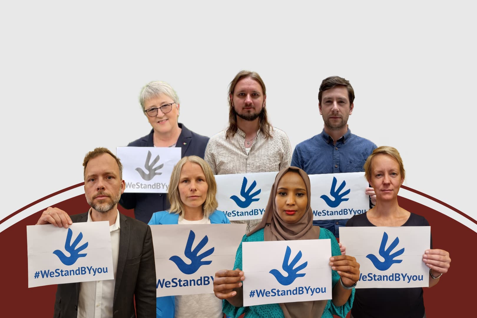 7 Members of the Norwegian Parliament take on a godparenthood for imprisoned trade union activists