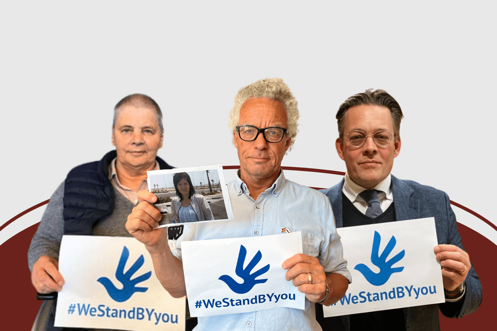 Three Members of Parliament from Poland, Germany and Norway take on a godparenthood for Anastasiya Hancharevich, Viktoryia Kulsha and Tamara Karavai