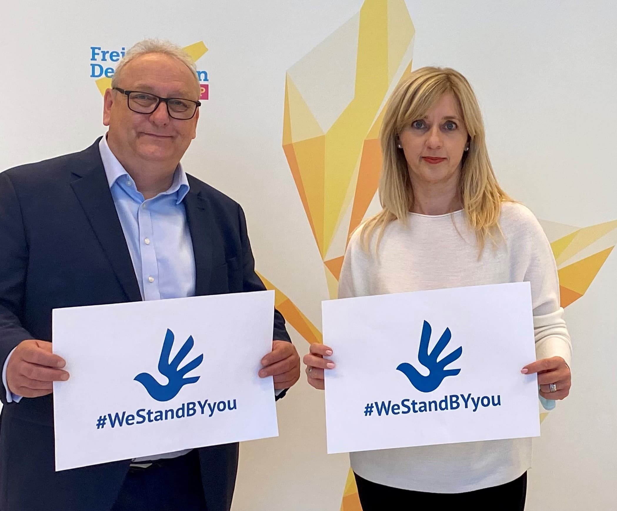 Members of Parliament from Germany and the United Kingdom adopt political prisoners Iryna Zlobina, Ivan Komar and Uladzimir Dudarau